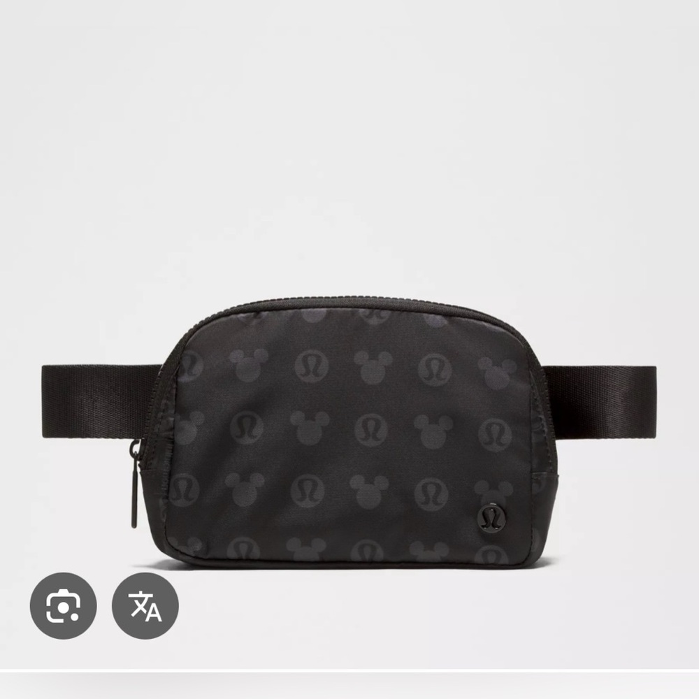 NWT Disney x lululemon Everywhere Belt Bag 1L Mickey and Logo Print